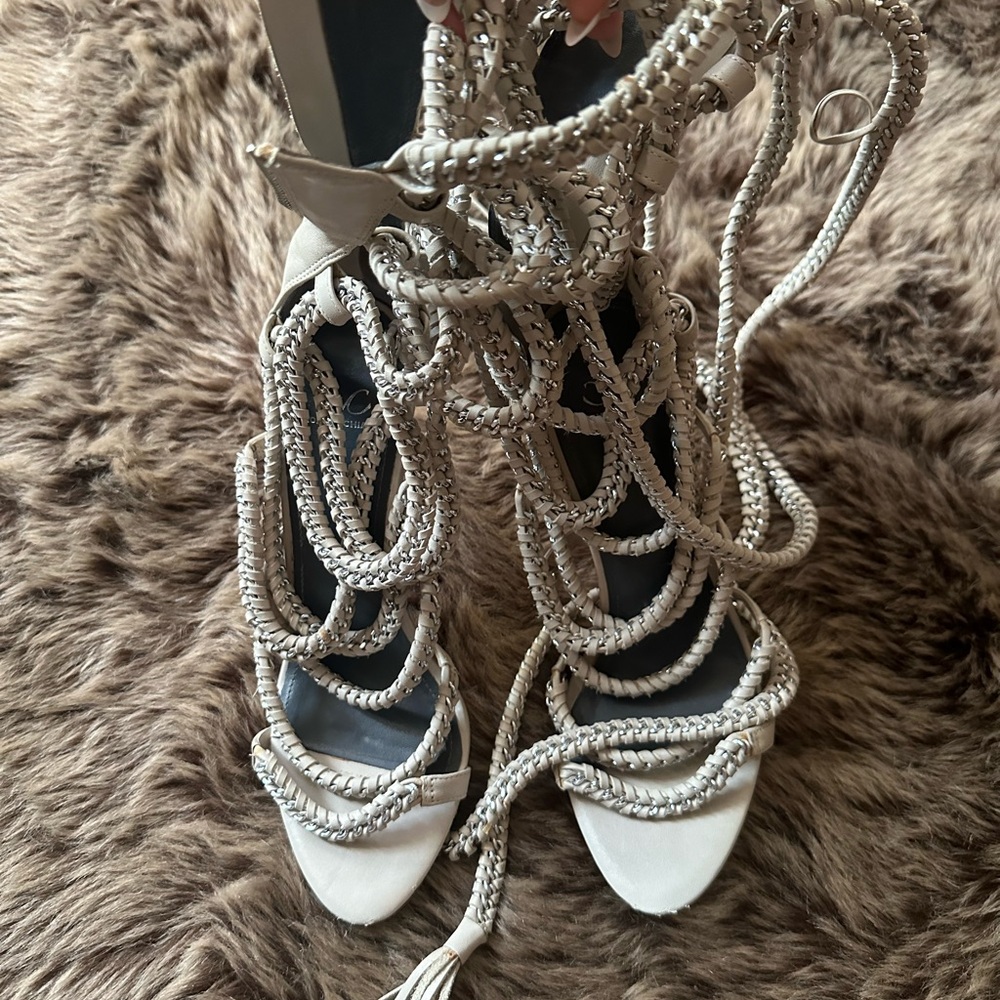 Monika Chiang Lace-Up Heels